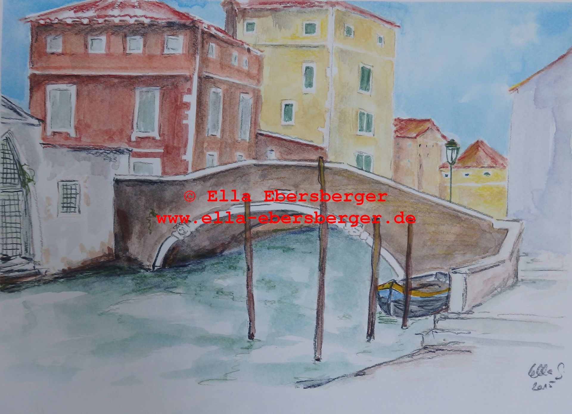 1. Brücke Beim Ospedale In Venedig
