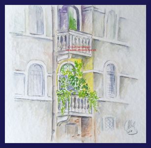 Balkon In Venedig